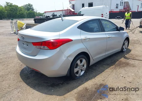 2013 Hyundai Elantra Gls from USA, damaged, VIN 5NPDH4AEXDH397964